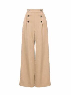 The house of foxy 1930s Sailor Pants in Tan